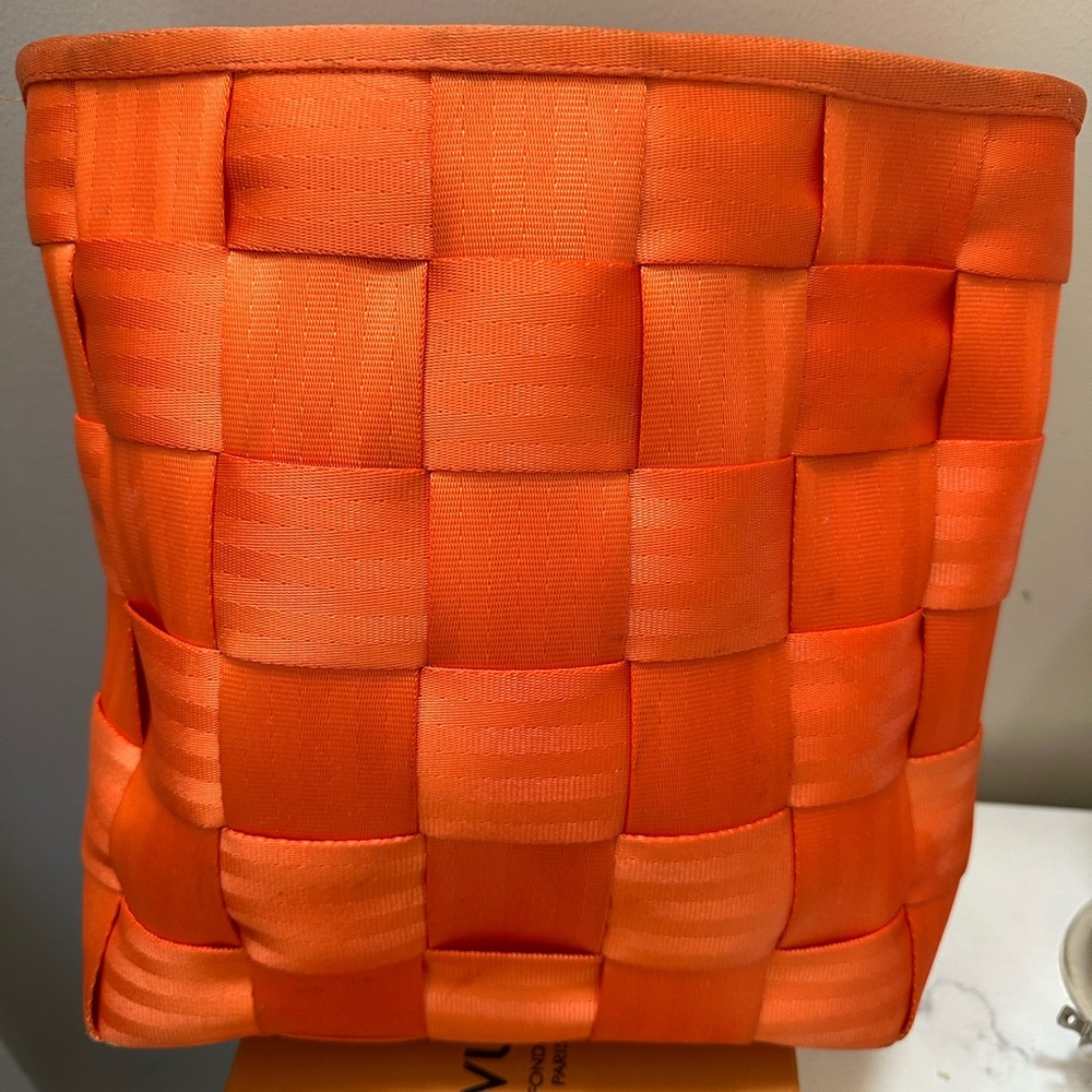 Orange Woven Women's Bag